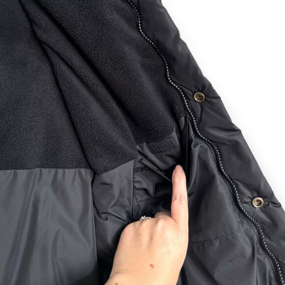 Roots Athletics Black Down Filled Fleece Lined Puffer Vest Pockets Men's Size M - Picture 7 of 9